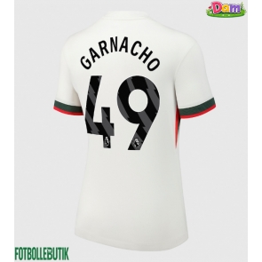 Chelsea Alejandro Garnacho #49 Bortatröja Kvinnor 2025-26 Kortärmad